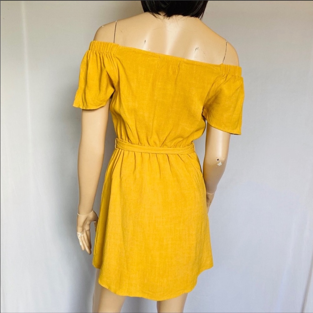 NWT Lynn Ryan mustard dress - Picture 6 of 6